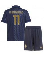 Juventus Nicolas Gonzalez #11 Alternativní dres pro děti 2024-25 Krátký Rukáv (+ trenýrky)